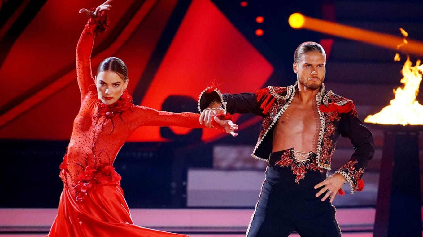 Rúrik Gíslason und Renata Lusin: Das Tanzpaar bekam für alle drei Tänze insgesamt 89 Punkte.