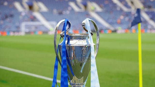 Das Objekt der Begierde: Die Champions-League-Trophäe.