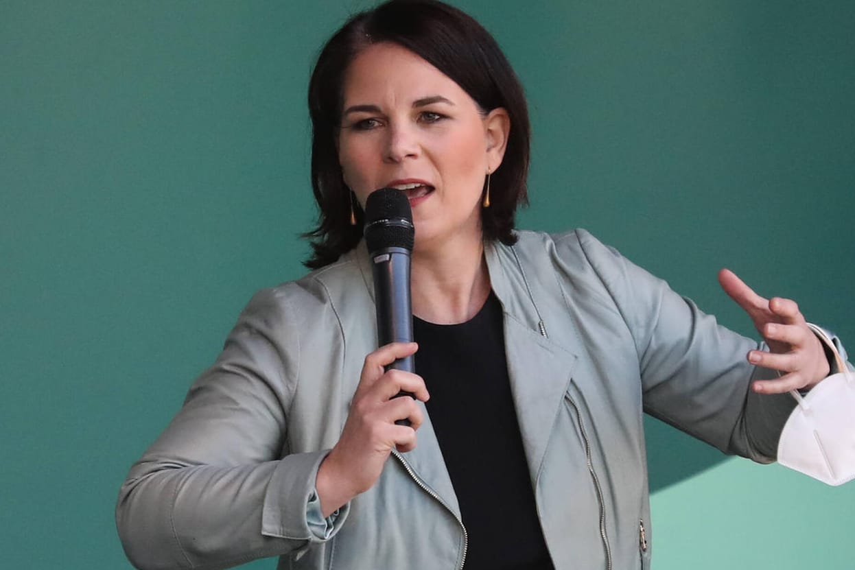 Annalena Baerbock: Die Grünen-Chefin liegt mit ihrer Partei derzeit auf Platz zwei.