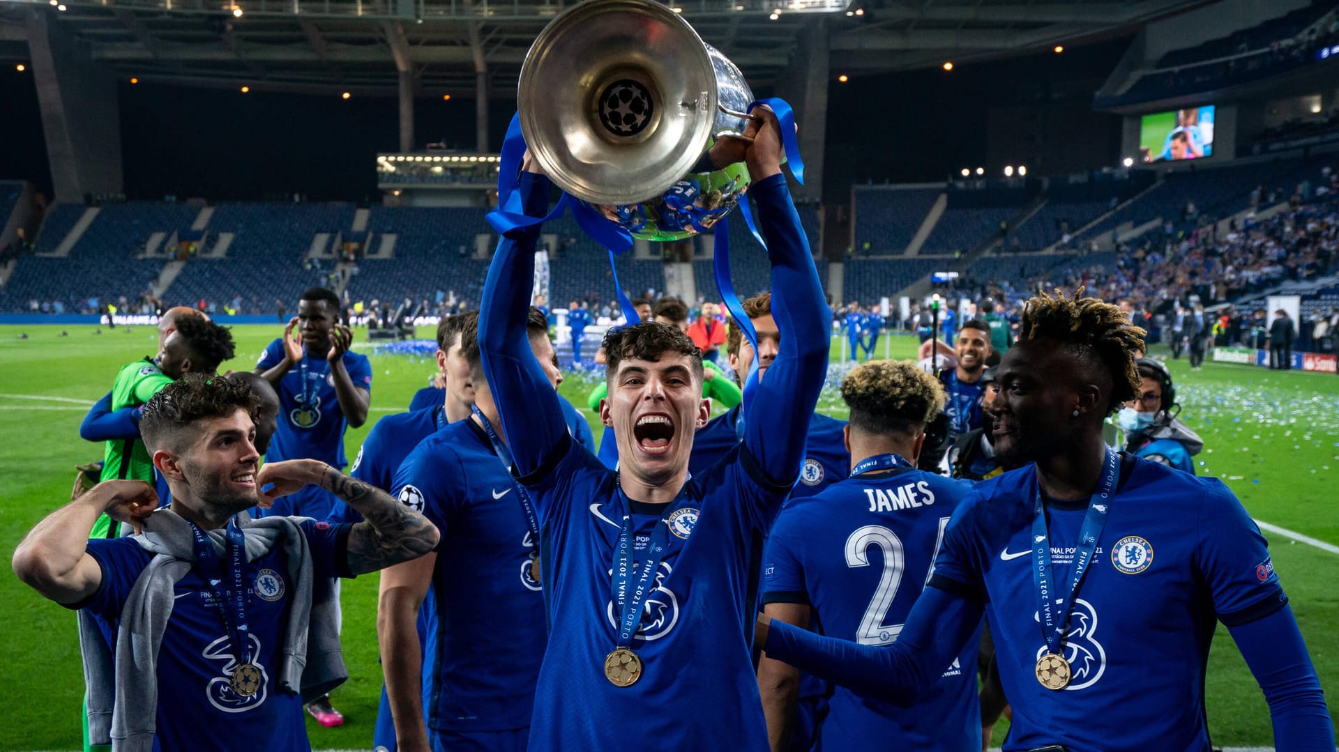 Kai Havertz: Der Nationalspieler hat das entscheidende Tor zum 1:0 für den FC Chelsea gemacht.