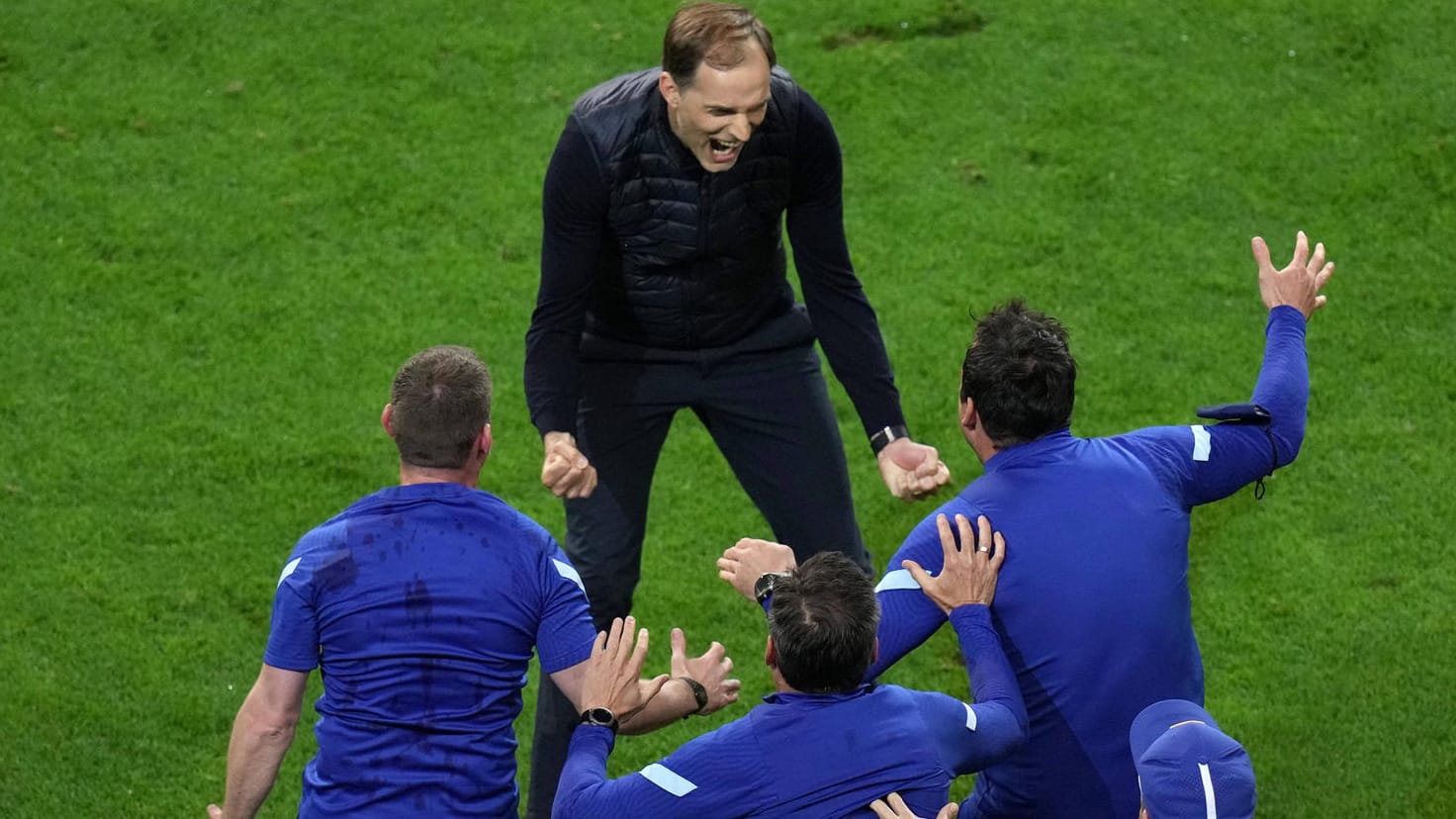 Thomas Tuchel: Der Trainer des FC Chelsea konnte sich nach Abpfiff des Finales in der Königsklasse nicht genug freuen.