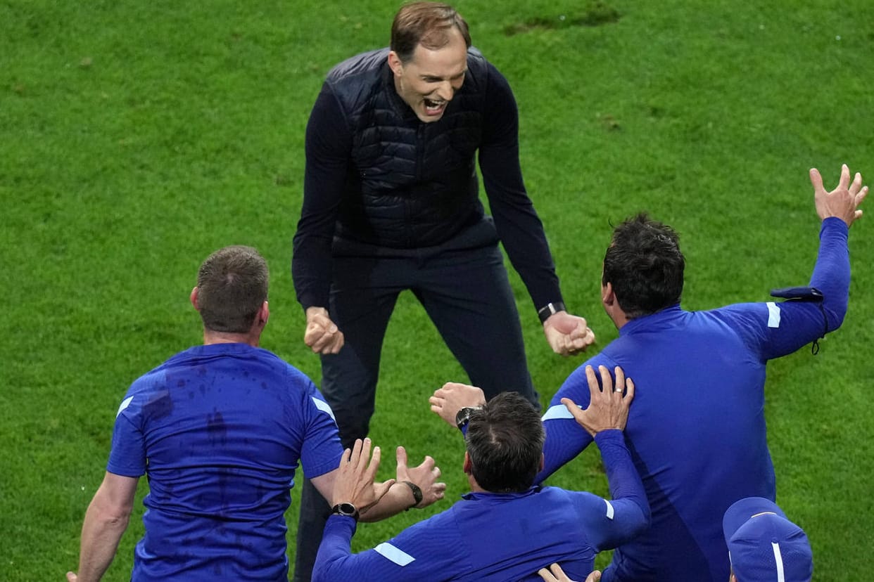 Thomas Tuchel: Der Trainer des FC Chelsea konnte sich nach Abpfiff des Finales in der Königsklasse nicht genug freuen.