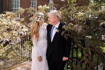 Boris Johnson und Carrie Johnson: Das Paar hat geheiratet.