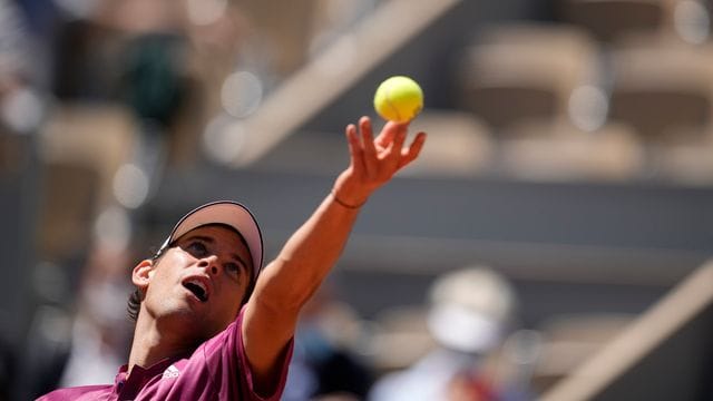 Schied bei den French Open bereits in der ersten Runde aus: Dominic Thiem. Schied bei den French Open bereits in der ersten Runde aus: Dominic Thiem.