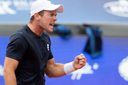Dominik Koepfer bekommt es heute mit dem französischen Wild-Card-Spieler Mathias Bourgue zu tun.