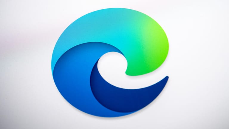 Logo des Edge-Browsers für Windows: Microsoft nutzt die Software, um für seine Suchmaschine Bing zu werben.
