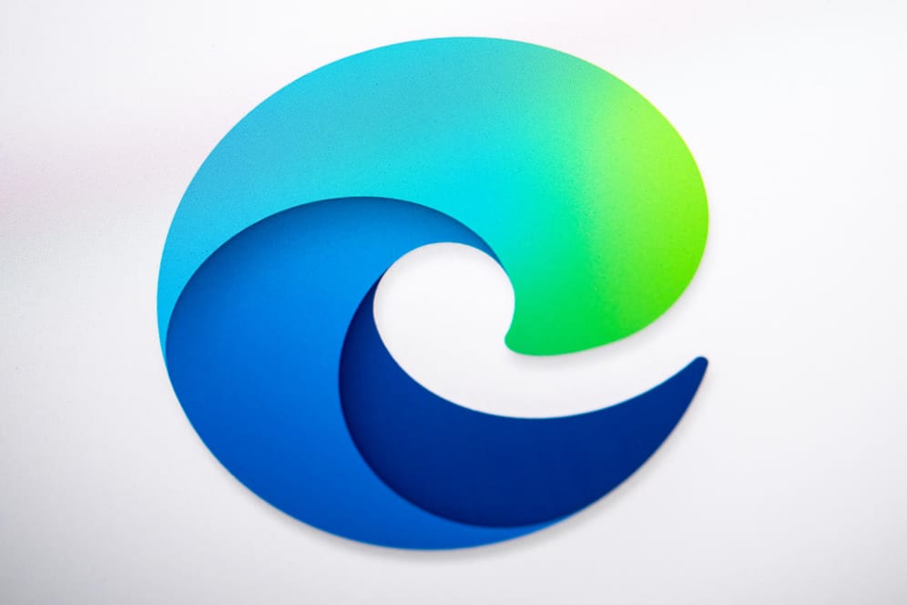 Logo des Edge-Browsers für Windows: Microsoft nutzt die Software, um für seine Suchmaschine Bing zu werben.