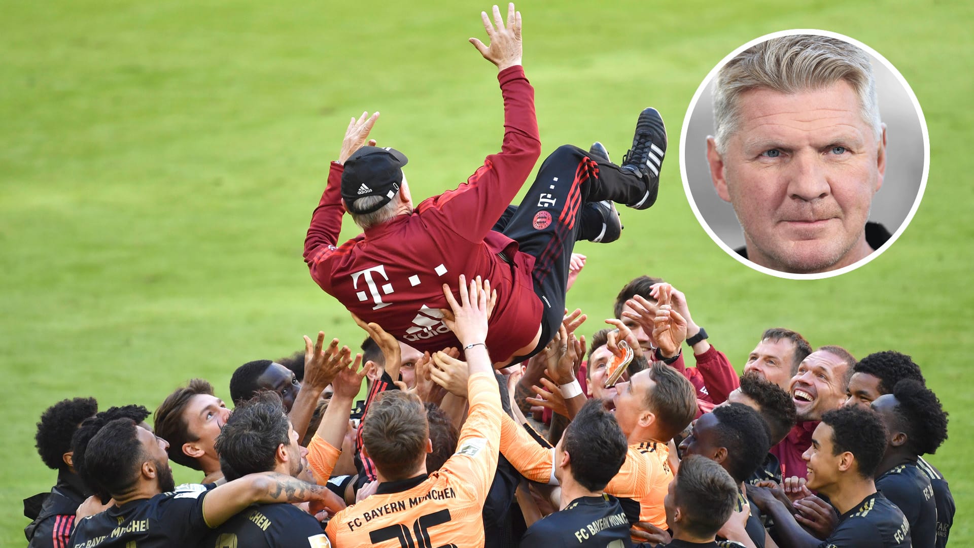 Die Bayern-Mannschaft verabschiedet Co-Trainer Hermann Gerland nach rund 30 Jahren im Verein.