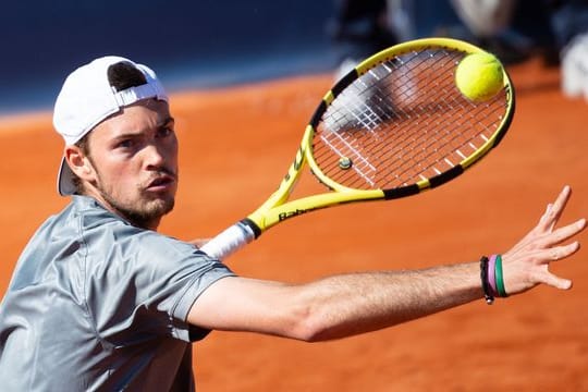 Aus in der ersten Runde bei den French Open: Maximilian Marterer in Aktion.