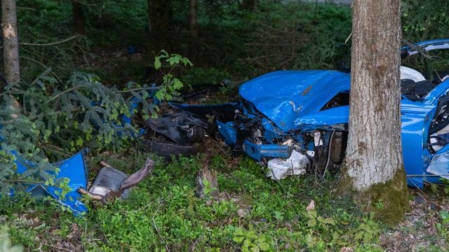 Mann prallt mit Auto gegen Baum und kommt ums Leben Mann prallt mit Auto gegen Baum und kommt ums Leben