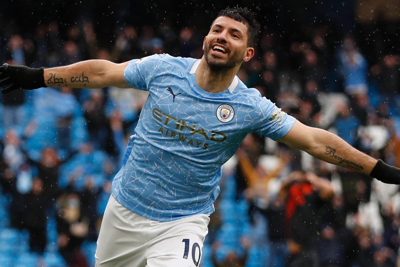 Sergio Aguero: Der Stürmer verlässt nach einem Jahrzehnt die Premier League.