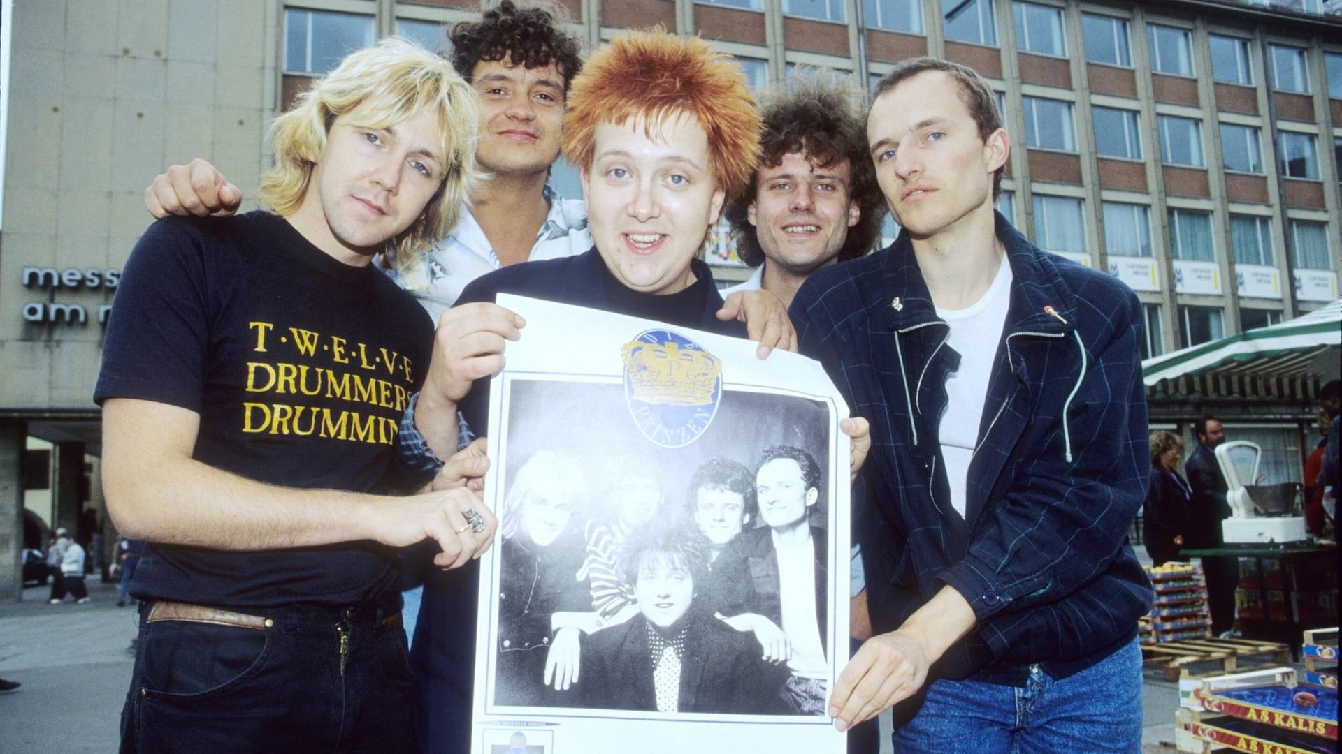 Da waren sie noch jung: Sebastian Krumbiegel (m.) und die Die Prinzen 1991.
