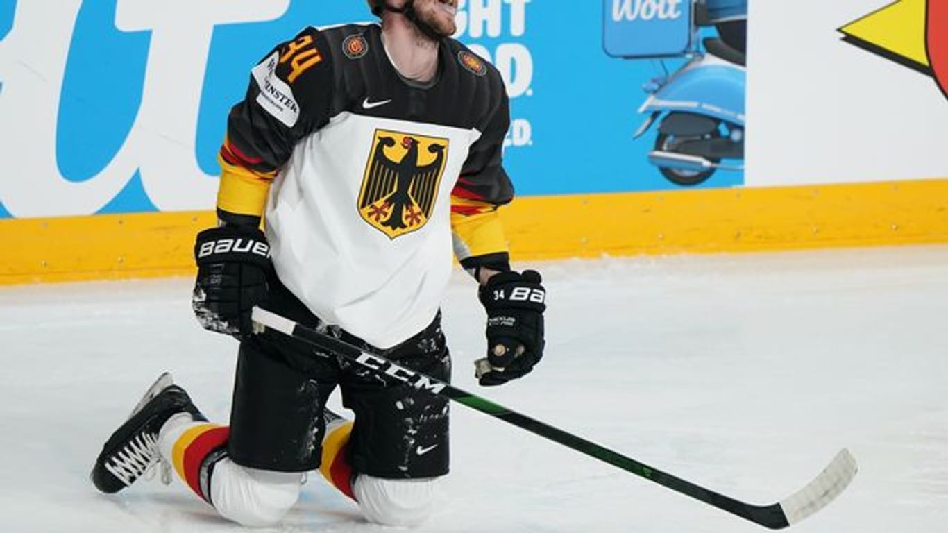 Die deutschen Eishockey-Cracks um Tom Kühnhackl verloren gegen die USA.