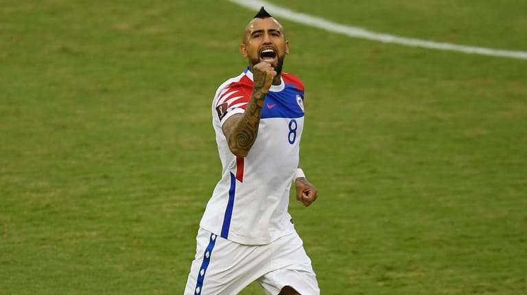 Chiles Arturo Vidal: Der Mittelfeldspieler wird die Copa América in Brasilien spielen.