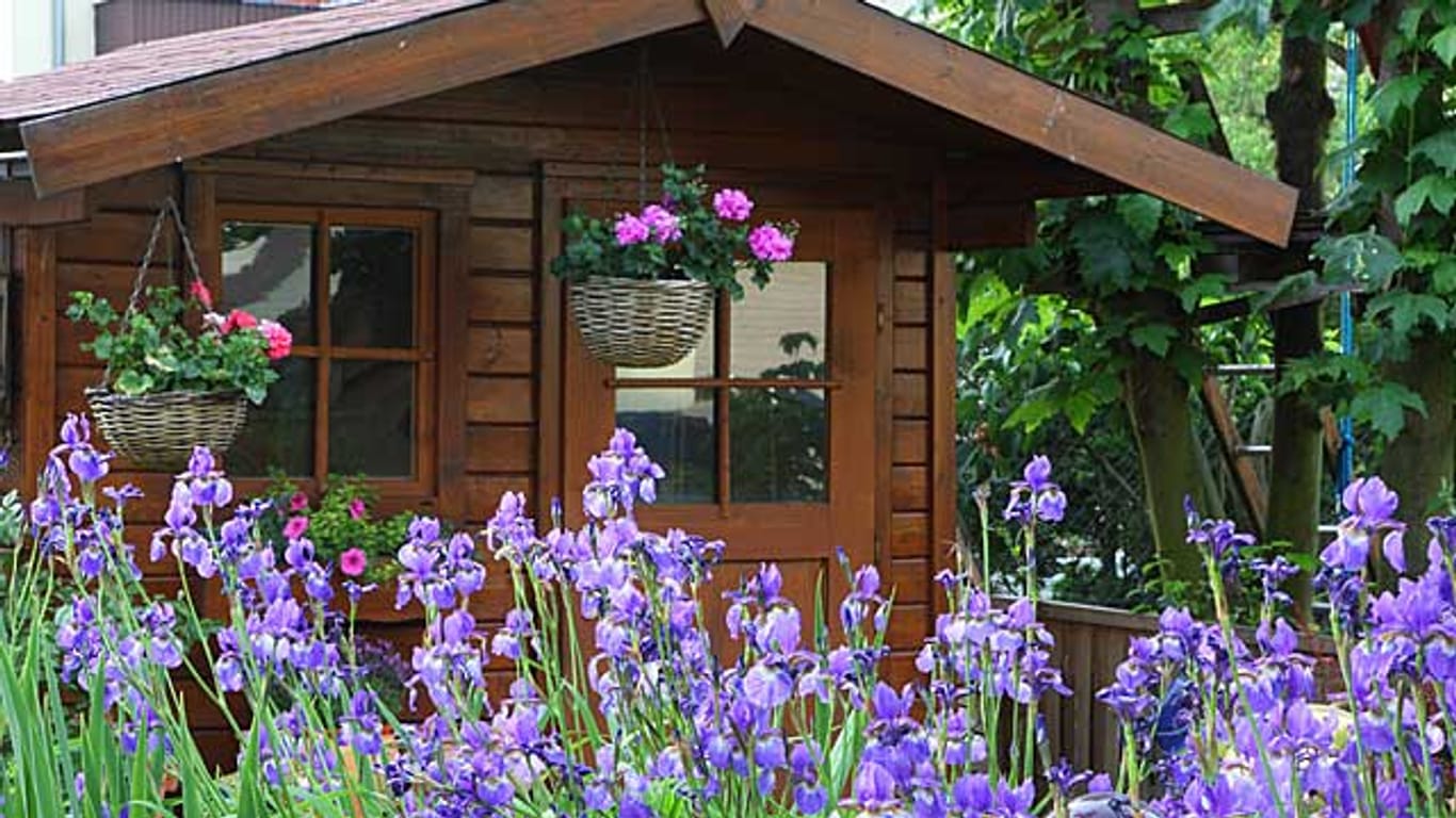Gartenhaus: Nicht jedes Gartenhaus darf einfach aufgestellt werden.