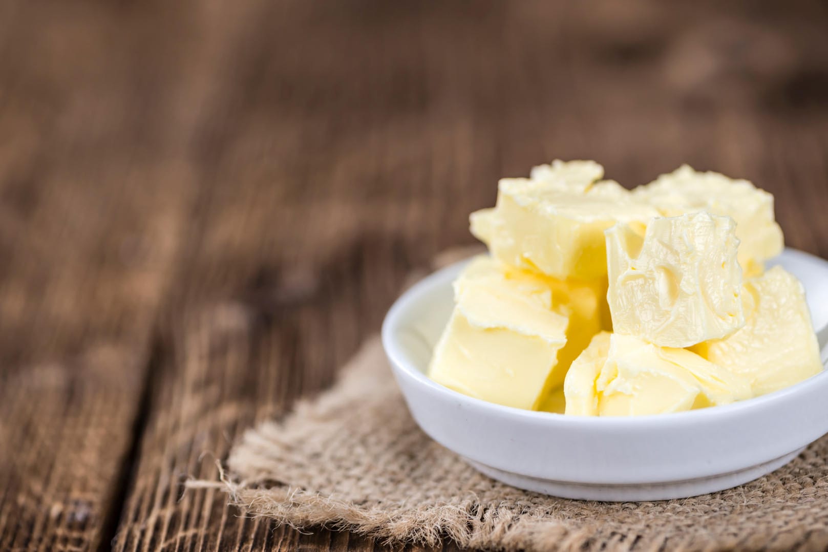 Butter: Sie können sie relativ einfach selbst herstellen.