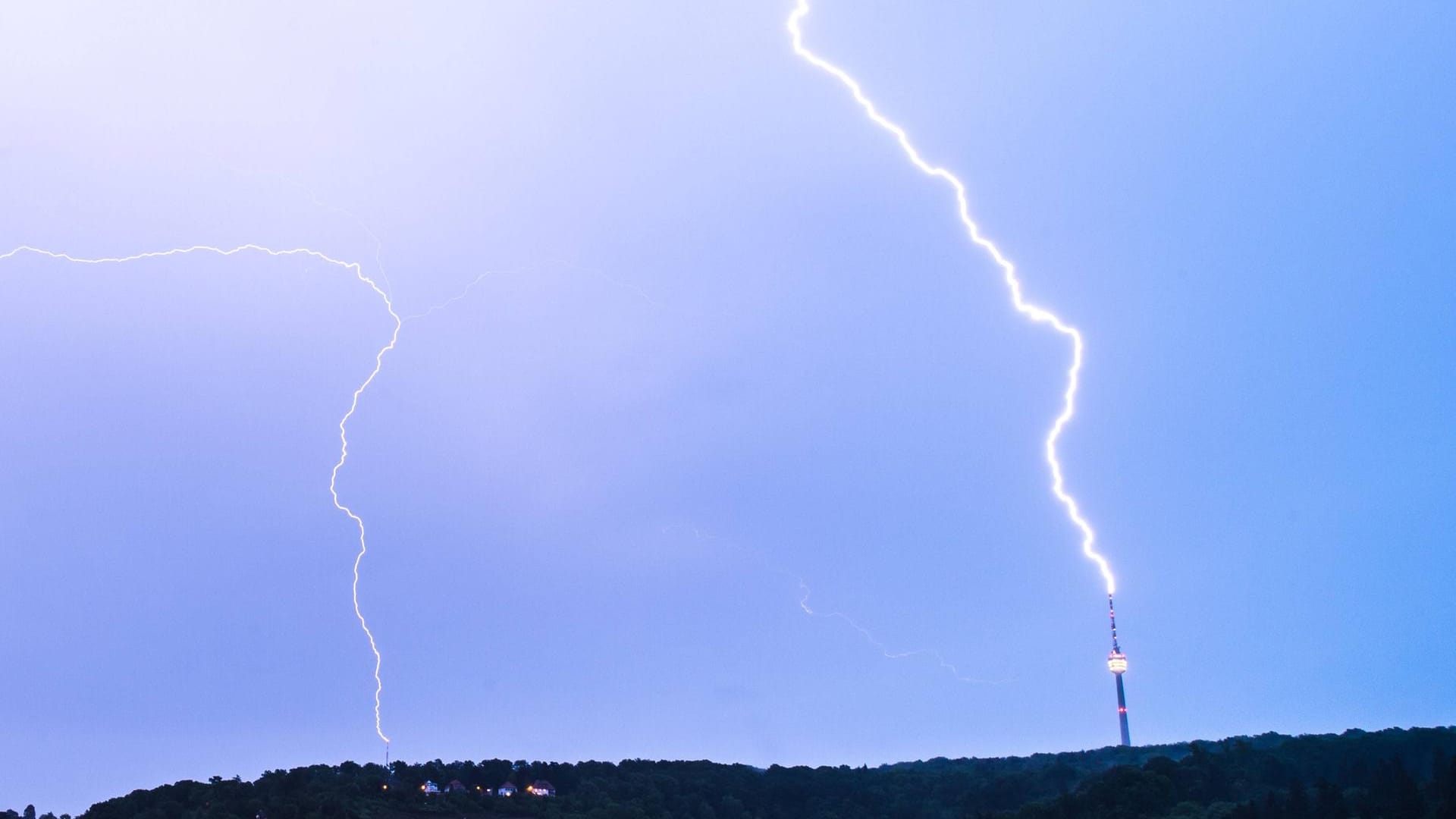 Bei einem Gewitter wie diesem sollte man sich besser nicht im Freien aufhalten.