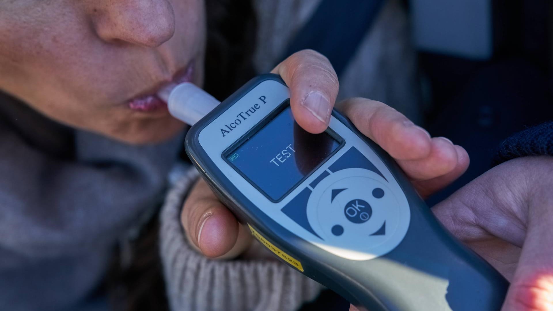 Alkoholkontrolle bei Autofahrern