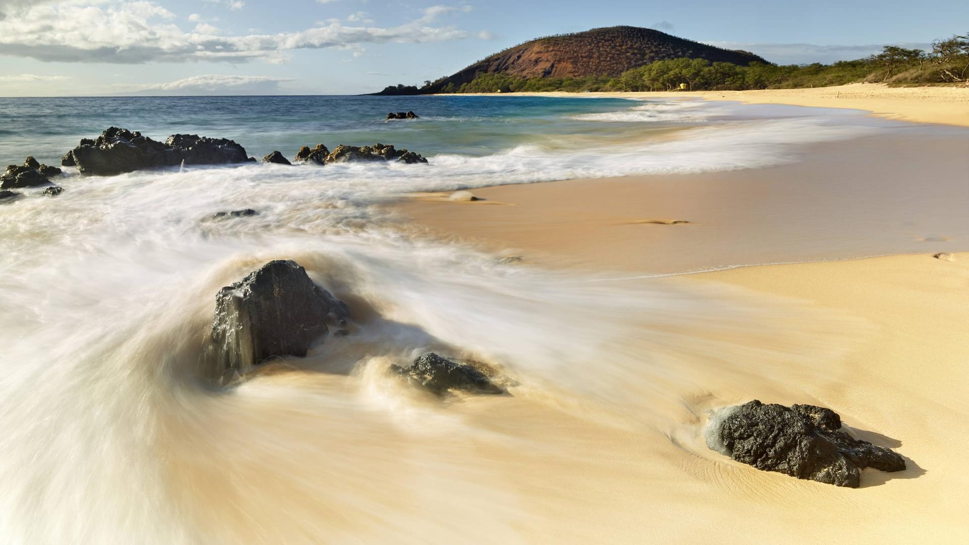 Big Beach auf Maui: Nicht weit entfernt befindet sich der Nudistenabschnitt Little Beach.