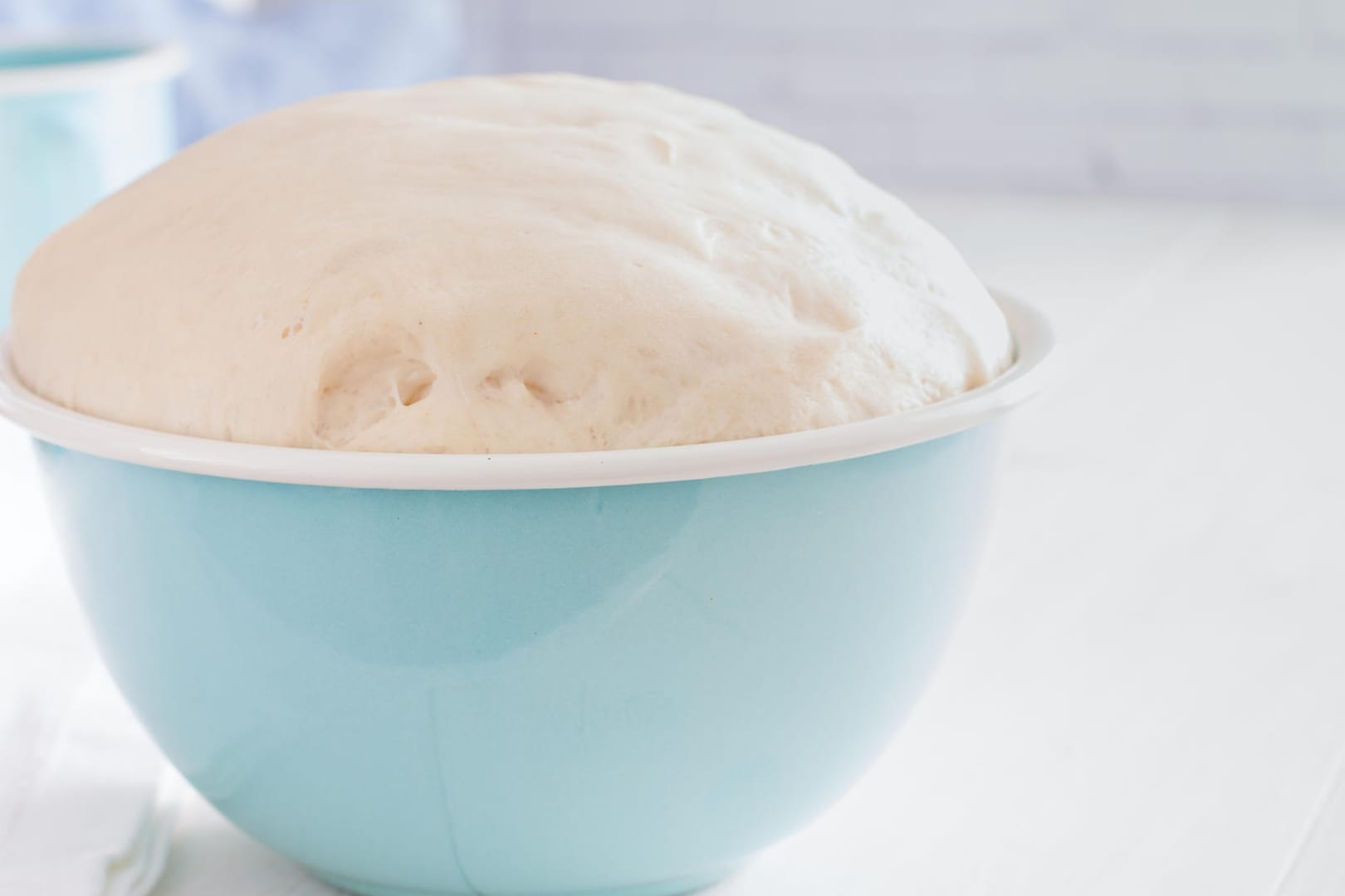 Hefeteig: Wer den Hefeteig nicht am selben Tag backen möchte, kann ihn für kurze Zeit im Kühlschrank lagern.