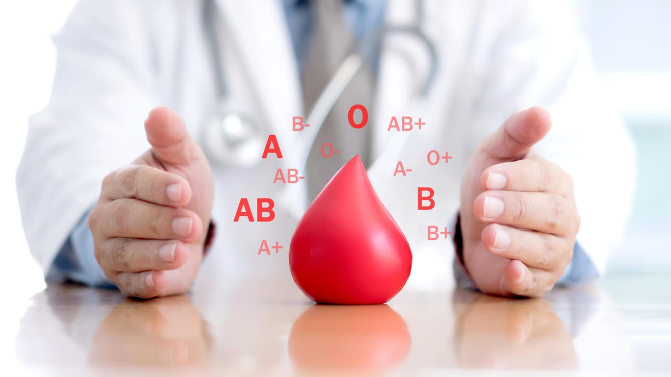 Die Struktur der roten Blutkörperchen bestimmt die Blutgruppe. Die wichtigsten Blutgruppeneigenschaften für Bluttransfusionen sind das AB0- und Rhesus-System