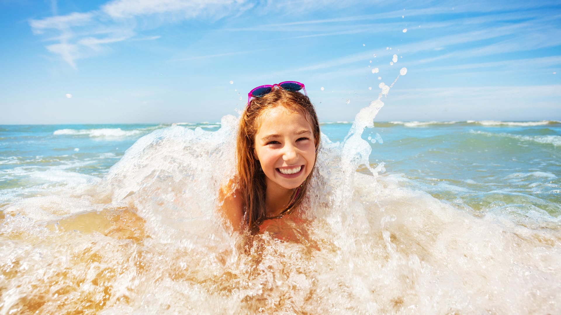 Badespaß: Im Mittelmeer sind die Wassertemperaturen schon sehr angenehm.