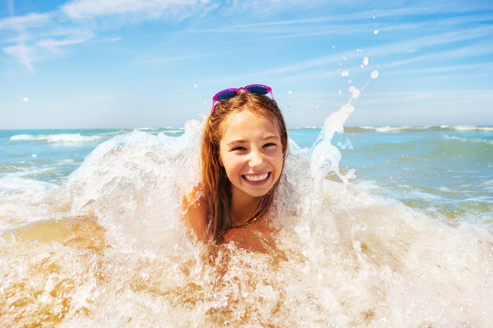 Badespaß: Im Mittelmeer sind die Wassertemperaturen schon sehr angenehm.