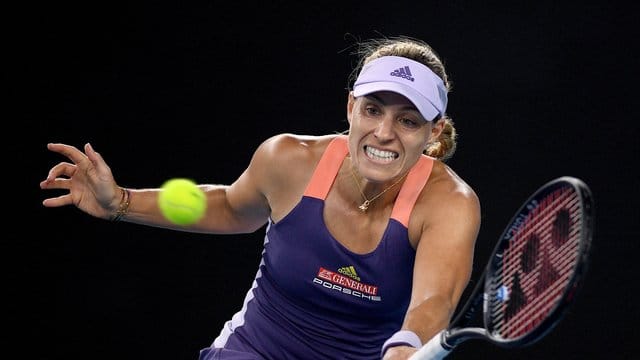 Schlägt bei den US Open in New York auf: Angelique Kerber.
