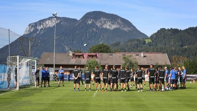 Arminia Bielefeld trainiert derzeit in Österreich.