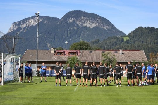 Arminia Bielefeld trainiert derzeit in Österreich.