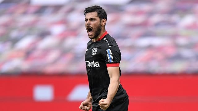 Gerüchten zufolge könnte Bayers Kevin Volland bald von Niko Kovac trainiert werden. Gerüchten zufolge könnte Bayers Kevin Volland bald von Niko Kovac trainiert werden.