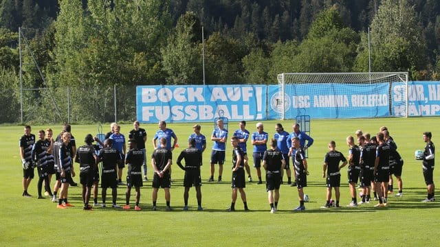 Arminia Bielefeld bereitet sich im Trainingslager in Österreich auf die kommende Saison vor.