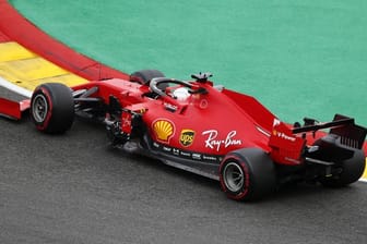 Fuhr im Training von Spa erneut hinterher: Ferrari-Pilot Sebastian Vettel.