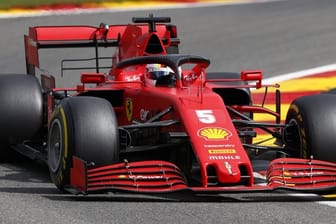Fuhr beim letzten Training in Spa auf den letzten Platz: Ferrari-Pilot Sebastian Vettel.