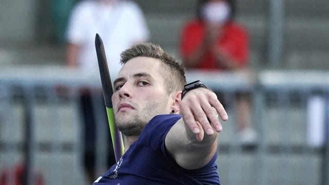 Johannes Vetter hat auch sein Heim-Meeting in Offenburg gewonnen.