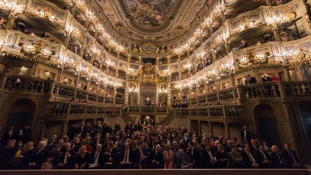 Blick in den Saal des renovierten Markgräflichen Opernhauses.