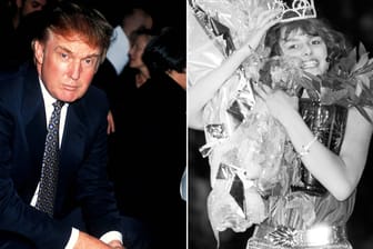 Donald Trump und die ehemalige Miss Moskau Maria Kalinina: Beide hatten sich in den Neunzigerjahren in Russland kennengelernt.
