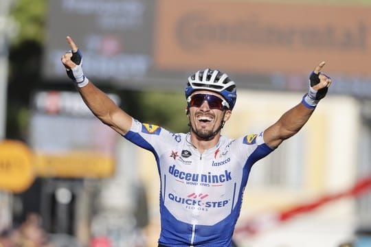 Julian Alaphilippe setzte sich auf der 2.