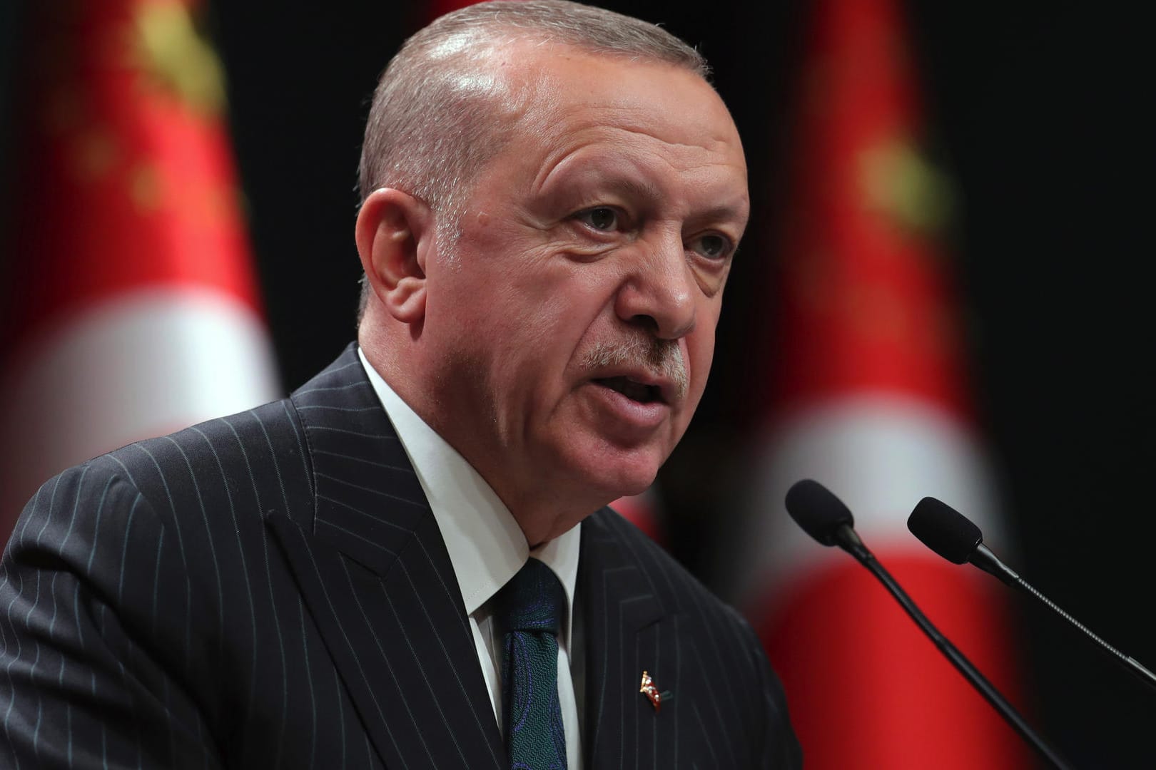 Recep Tayyip Erdogan: Der türkische Präsident Recep Tayyip Erdogan hat sich im Erdgasstreit mit Griechenland kurz vor einem neuen deutschen Vermittlungsversuch unnachgiebig gezeigt.