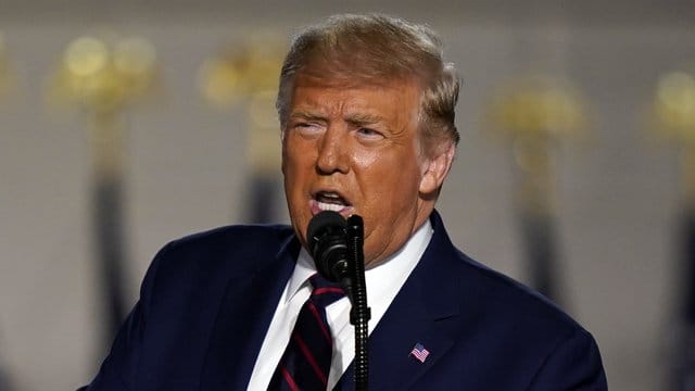 Donald Trump während des Parteitages der Republikaner.