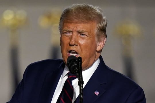 Donald Trump während des Parteitages der Republikaner.