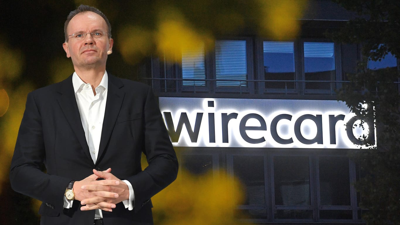 Ex-Wirecard-Chef Markus Braun vor der Wirecard-Zentrale (Fotomontage): Die Staatsanwaltschaft will offenbar auf sein Vermögen zugreifen.