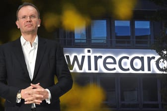 Ex-Wirecard-Chef Markus Braun vor der Wirecard-Zentrale (Fotomontage): Die Staatsanwaltschaft will offenbar auf sein Vermögen zugreifen.