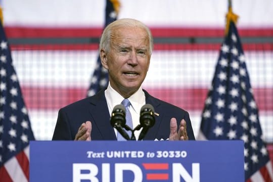 Will Amerika "vor vier weiteren Jahren Donald Trump retten": Joe Biden.