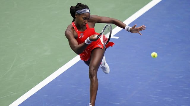 Tennis-Shootingstar Coco Gauff in Aktion.