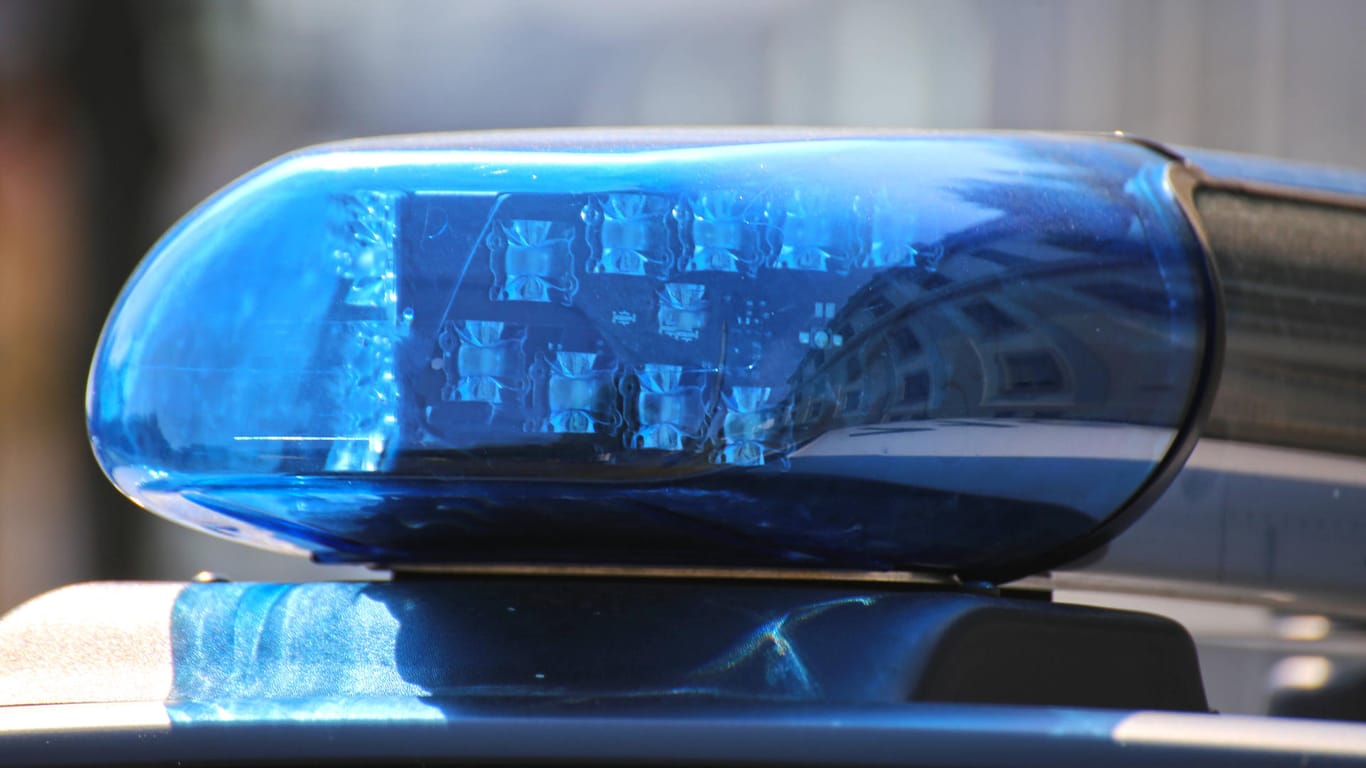 Blaulicht auf einem Polizeiwagen (Symbolbild): In Mainz haben mehrere Heranwachsende ein Paar belästigt.