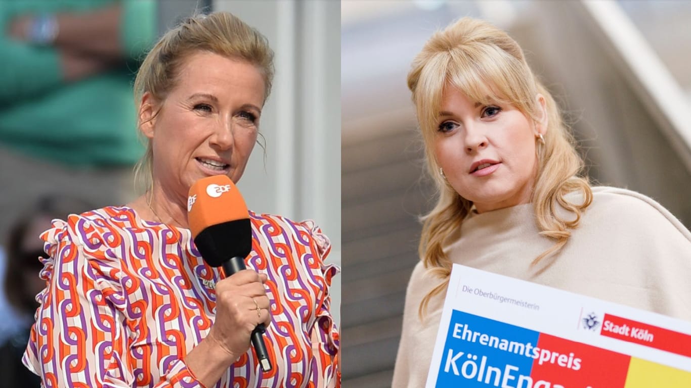 Andrea Kiewel und Maite Kelly: Die Sängerin war am Wochenende im "Fernsehgarten" zu Gast.