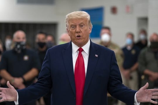 "Sehr erfolgreicher" Trip nach Kenosha: US-Präsident Donald Trump.