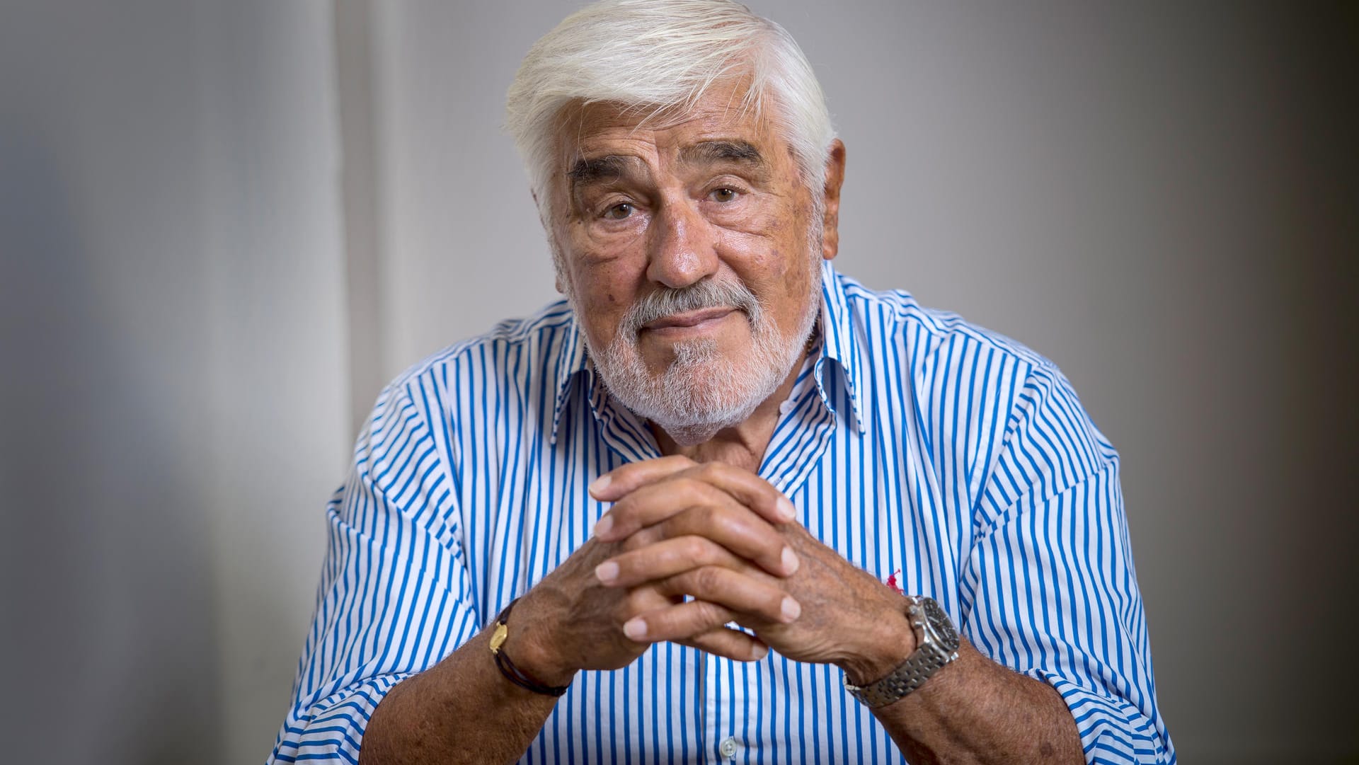 Mario Adorf: Der Schauspieler sieht Corona-Leugner als große Gefahr.