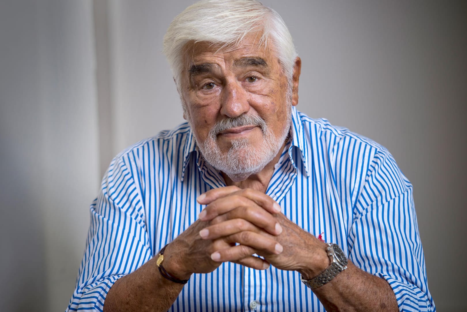 Mario Adorf: Der Schauspieler sieht Corona-Leugner als große Gefahr.